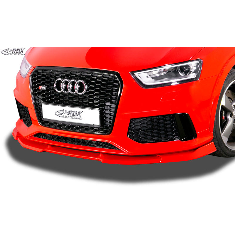 RDX Racedesign, Front spoiler Vario-X, passer til Audi RS Q3 (8U) 2013-2018 (PU)