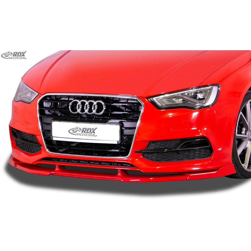 RDX Racedesign, Front spoiler Vario-X, passer til Audi A3 (8V) Cabrio S-Line / S3 Cabrio 2013-2016 (PU)