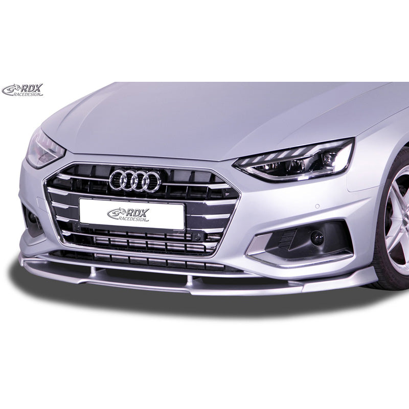 RDX Racedesign, Front spoiler Vario-X, passer til Audi A4 (B9) FL 2019- (PU)