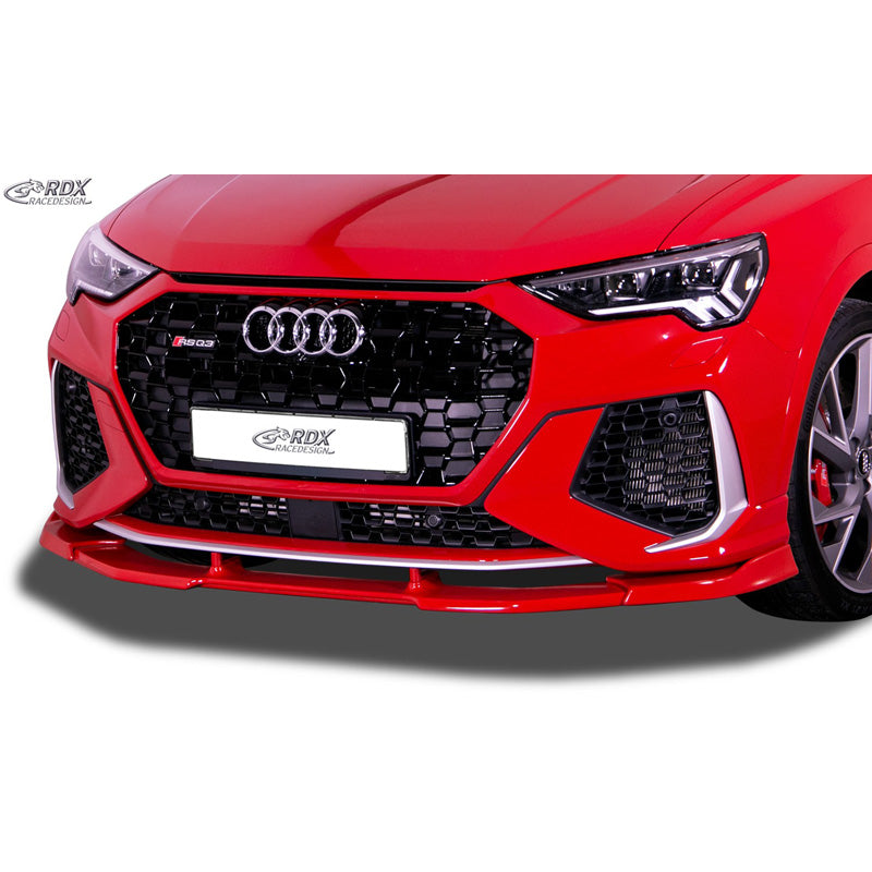 RDX Racedesign, Front spoiler Vario-X, passer til Audi RS Q3 (F3) 2019- (PU)