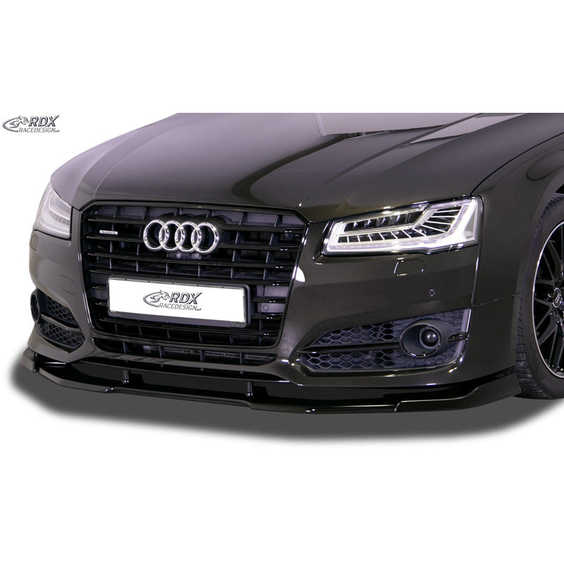 RDX Racedesign, Front spoiler Vario-X, passer til Audi A8 (4H) incl. S-Line & S8 FL 2013- (PU)