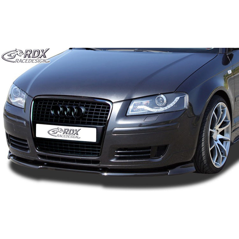 RDX Racedesign, Front spoiler Vario-X, passer til Audi A3 8P 3/5-doors 2005-2008 (PU)