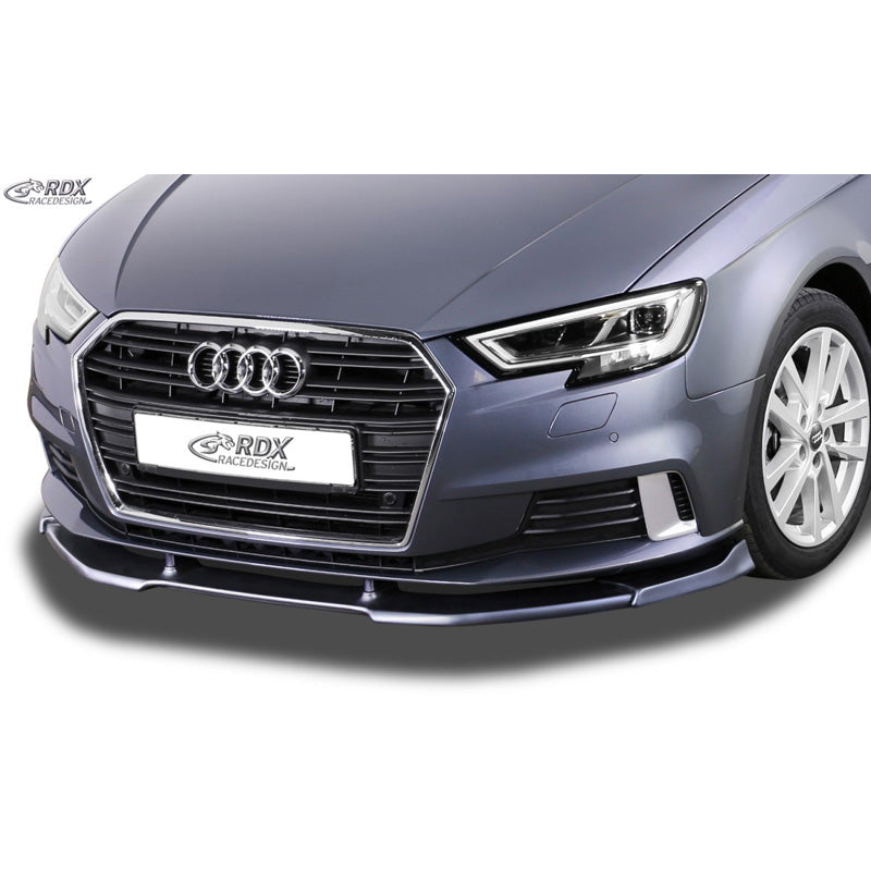 RDX Racedesign, Front spoiler Vario-X, passer til Audi A3 8V Sportback/Sedan/Cabrio Facelift 2016- (PU)