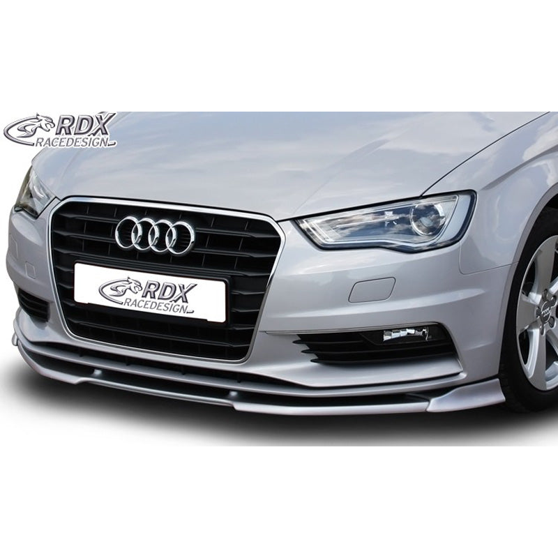 RDX Racedesign, Front spoiler Vario-X, passer til Audi A3 8V Sportback/Sedan/Cabrio 2013-2016 (PU)