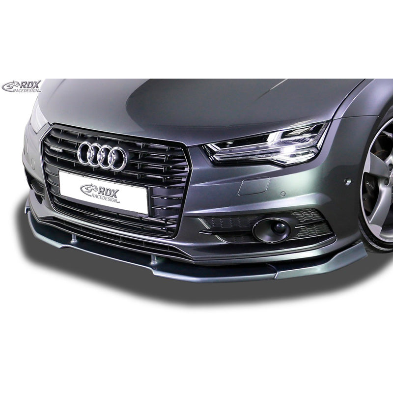 RDX Racedesign, Front spoiler Vario-X, passer til Audi A7 S-Line & S7 2014-2018 (PU)