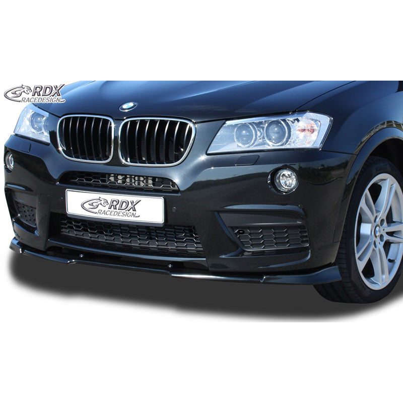 RDX Racedesign, Front spoiler Vario-X, passer til BMW X3 F25 M-Technik 2010-2014 (PU)