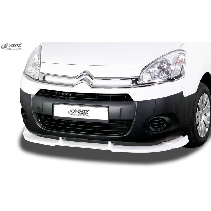 RDX Racedesign, Front spoiler Vario-X, passer til Citroën Berlingo & Peugeot Partner 2008-2015 (PU)