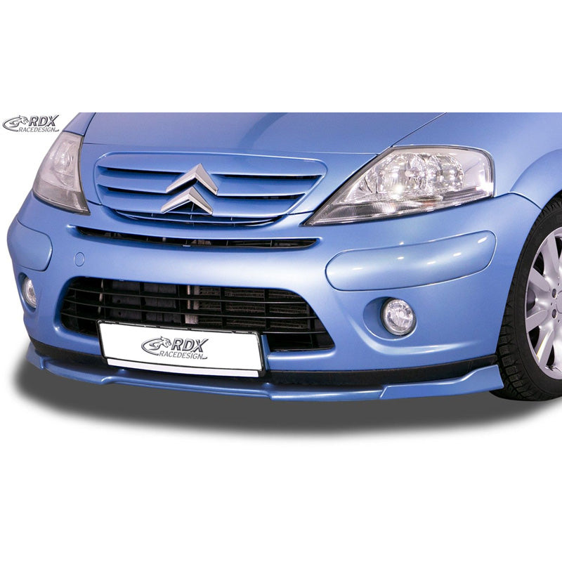 RDX Racedesign, Front spoiler Vario-X, passer til Citroën C3 Facelift 2005-2009 (PU)