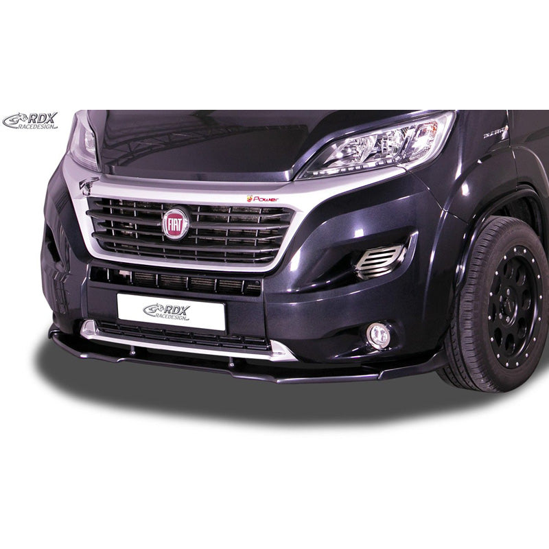 RDX Racedesign, Front spoiler Vario-X, passer til Citroen Jumper & Fiat Ducato & Peugeot Boxer 2014- (PU)