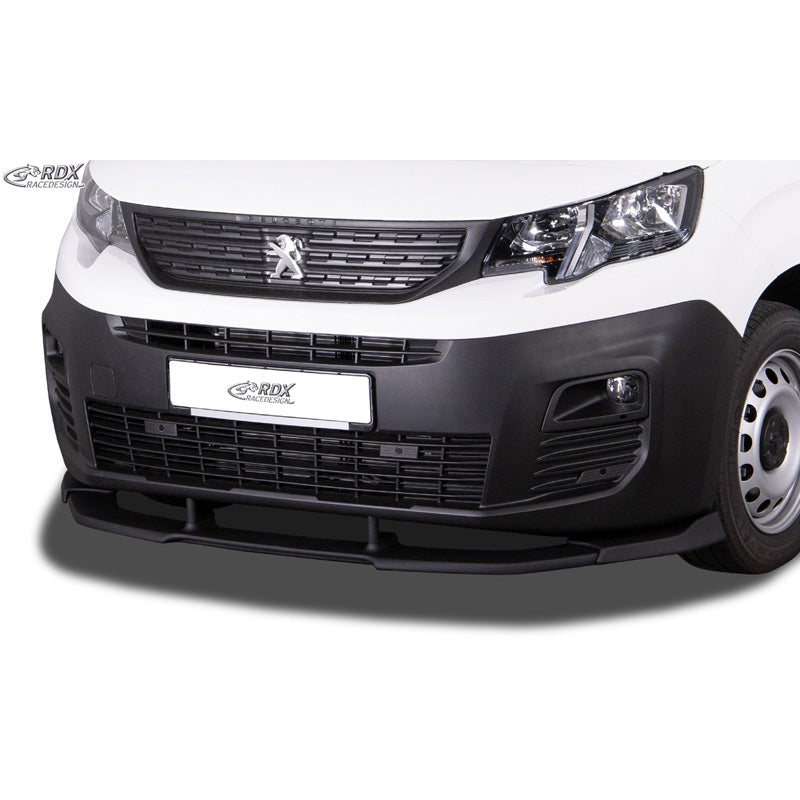 RDX Racedesign, Front spoiler Vario-X, passer til Citroën Berlingo / Peugeot Partner & Rifter / Opel Combo / Toyota ProAce City & ProAce City Verso 2018- (PU)