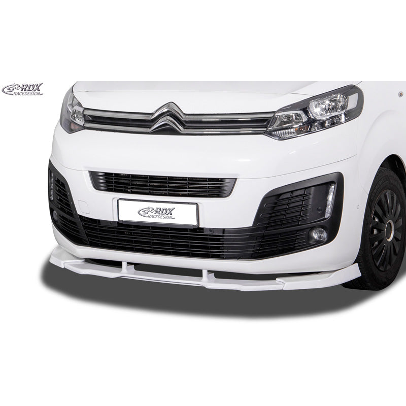 RDX Racedesign, Front spoiler Vario-X, passer til Citroën Jumpy/Spacetourer & Peugeot Expert/Traveller & Toyota Proace/Proace Verso 2016- Opel Vivaro/Zafire Life 2019- & Fiat Scudo/Ulysse 2022- (PU)