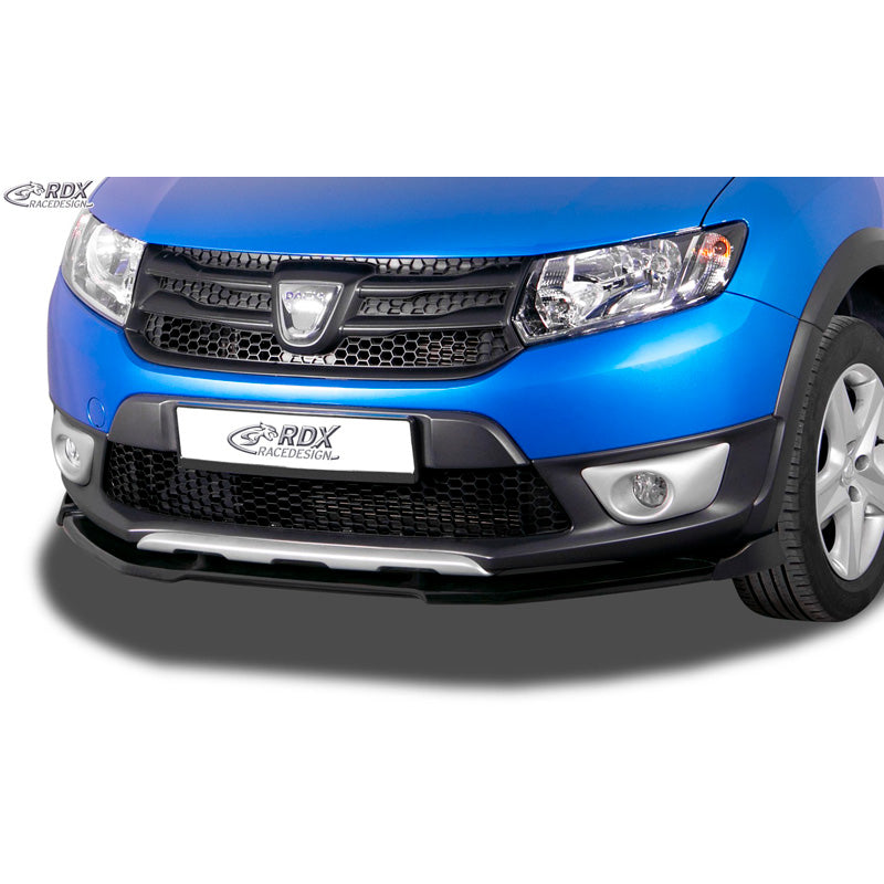 RDX Racedesign, Front spoiler Vario-X, passer til Dacia Sandero II Stepway 2012- (PU)