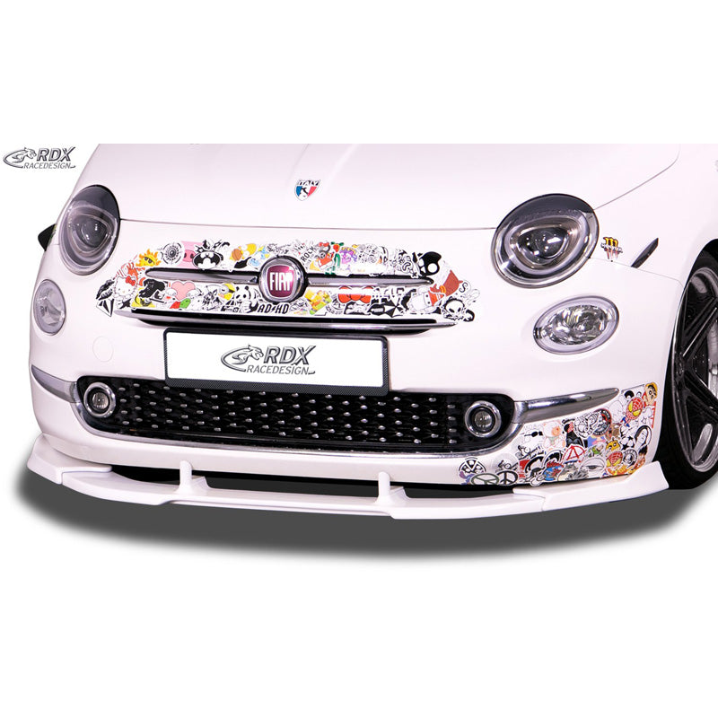 RDX Racedesign, Front spoiler Vario-X, passer til Fiat 500 FL 2016- (PU)