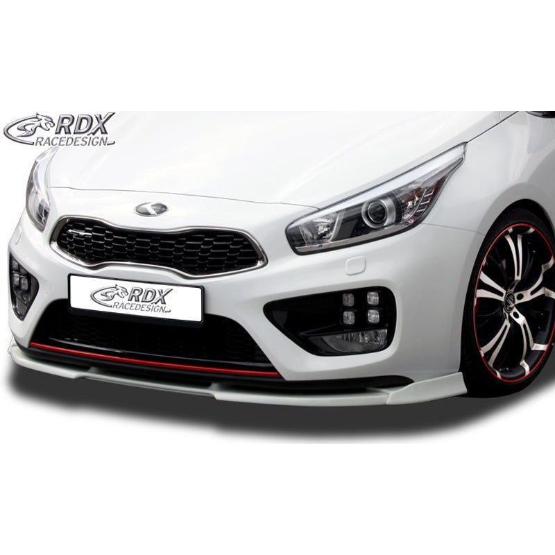 RDX Racedesign, Front spoiler Vario-X, passer til Kia Cee'd GT & Pro Ceed GT Typ JD 2012-2018 (PU)