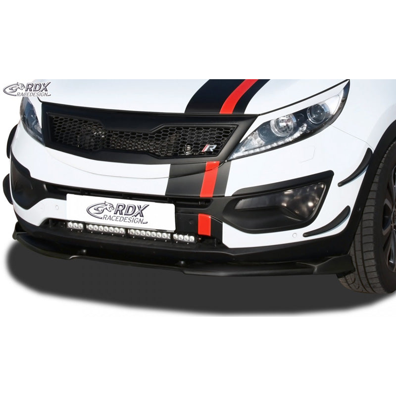 RDX Racedesign, Front spoiler Vario-X, passer til Kia Sportage (SL) 2010-2015 (PU)