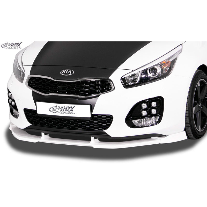 RDX Racedesign, Front spoiler Vario-X, passer til Kia Ceed (JD) HB/SW & Pro Ceed GT & GT-Line 2015-2018 (PU)