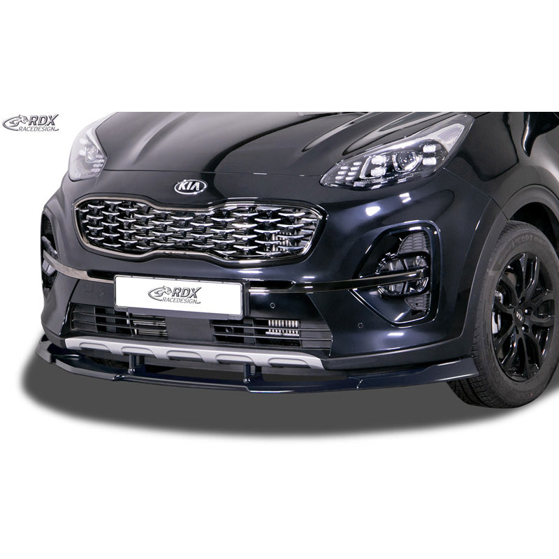 RDX Racedesign, Front spoiler Vario-X, passer til Kia Sportage (QL) Facelift 2018- incl. GT-Line (PU)