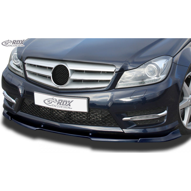 RDX Racedesign, Front spoiler Vario-X, passer til Mercedes C-Class W204/S204 AMG-Styling 2011-2014 (PU)