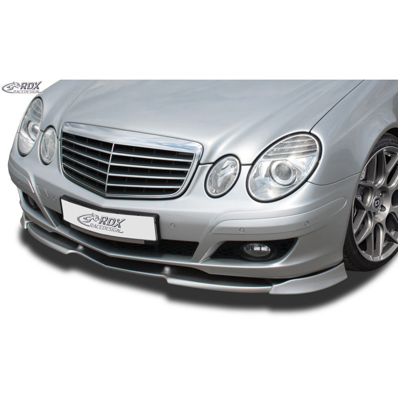 RDX Racedesign, Front spoiler Vario-X, passer til Mercedes E-Class W211 2006-2009 (PU)