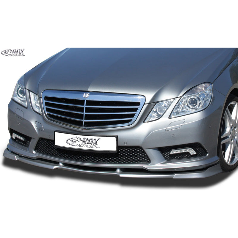 RDX Racedesign, Front spoiler Vario-X, passer til Mercedes E-Class W212 AMG-Styling 2009-2013 (PU)