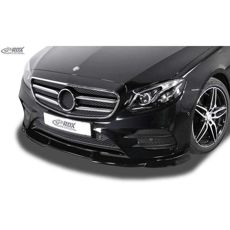 RDX Racedesign, Front spoiler Vario-X, passer til Mercedes E-Class W213 AMG-Line & E43 AMG 2016-2020 (PU)