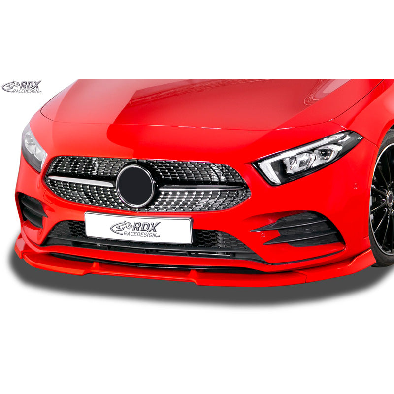 RDX Racedesign, Front spoiler Vario-X, passer til Mercedes A-Class W177 AMG-Line 2018- (PU)