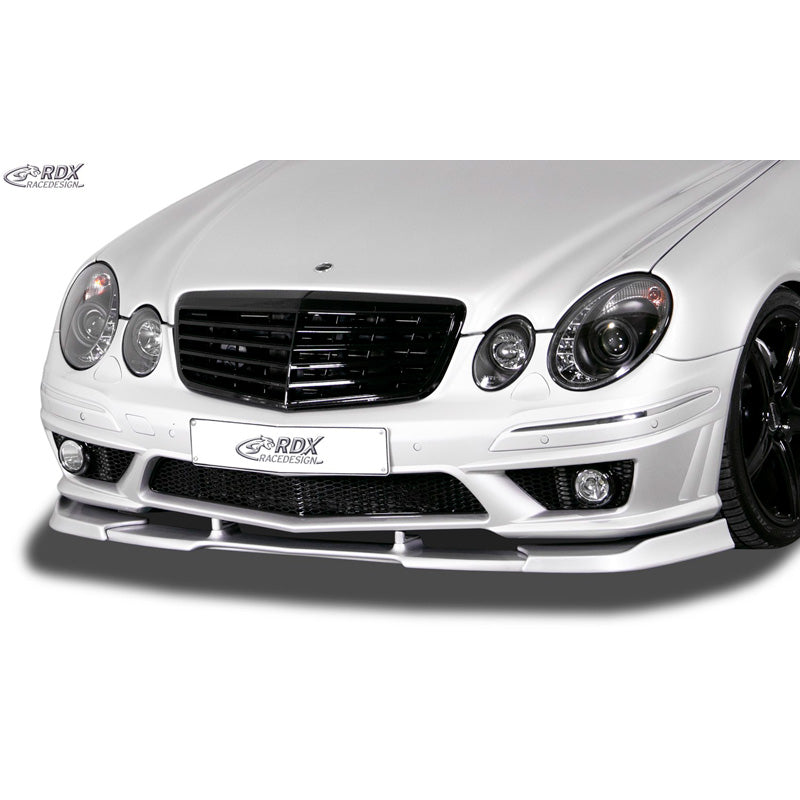 RDX Racedesign, Front spoiler Vario-X, passer til Mercedes E-Class W211 AMG 2006-2009 (PU)