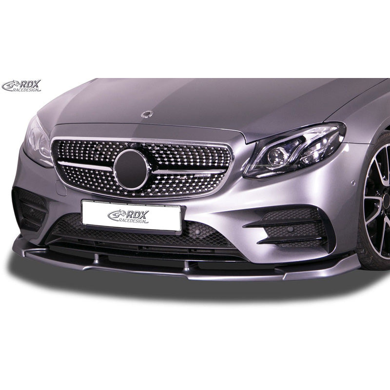 RDX Racedesign, Front spoiler Vario-X, passer til Mercedes E-Class AMG-Line & E43 AMG W213/S213 2016-2020 (PU)