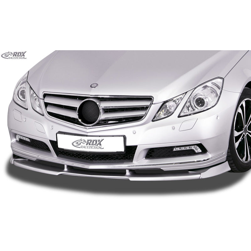 RDX Racedesign, Front spoiler Vario-X, passer til Mercedes E-Class C207 Coupe/Cabrio 2009-2013 (PU)