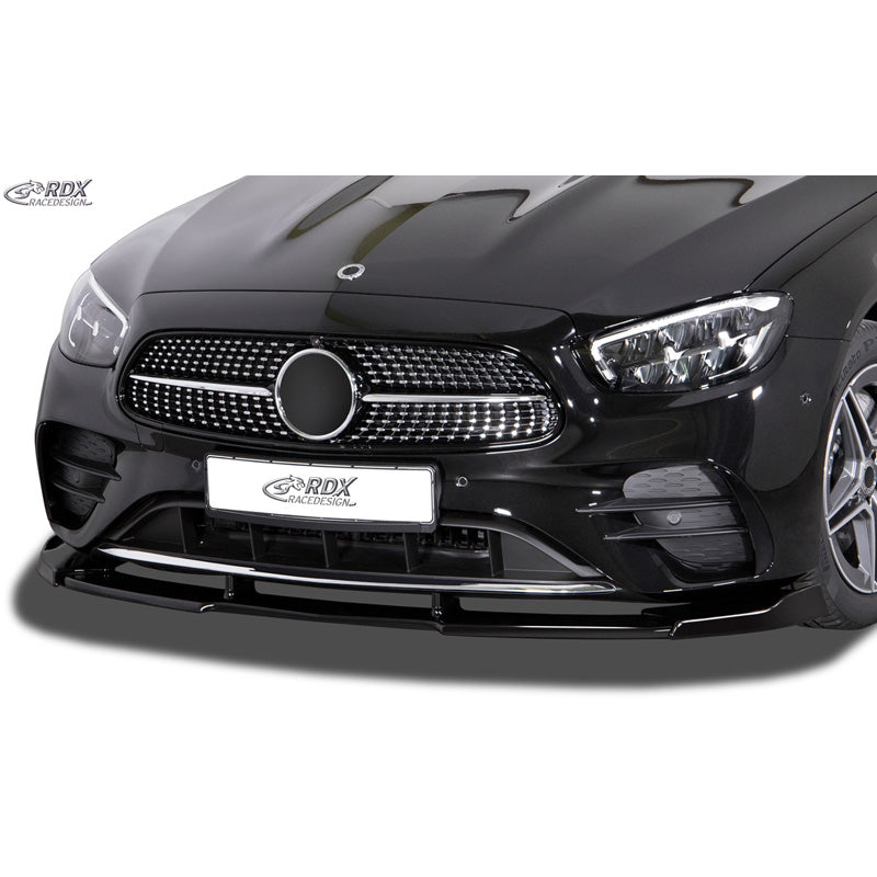 RDX Racedesign, Front spoiler Vario-X, passer til Mercedes E-Class W213/S213/A238/C238 AMG-Line Facelift 2020- (PU)