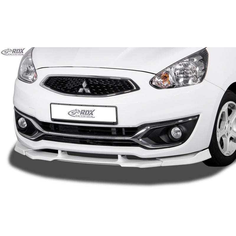 RDX Racedesign, Front spoiler Vario-X, passer til Mitsubishi Space Star (Mirage) FL 2016-2020 (PU)