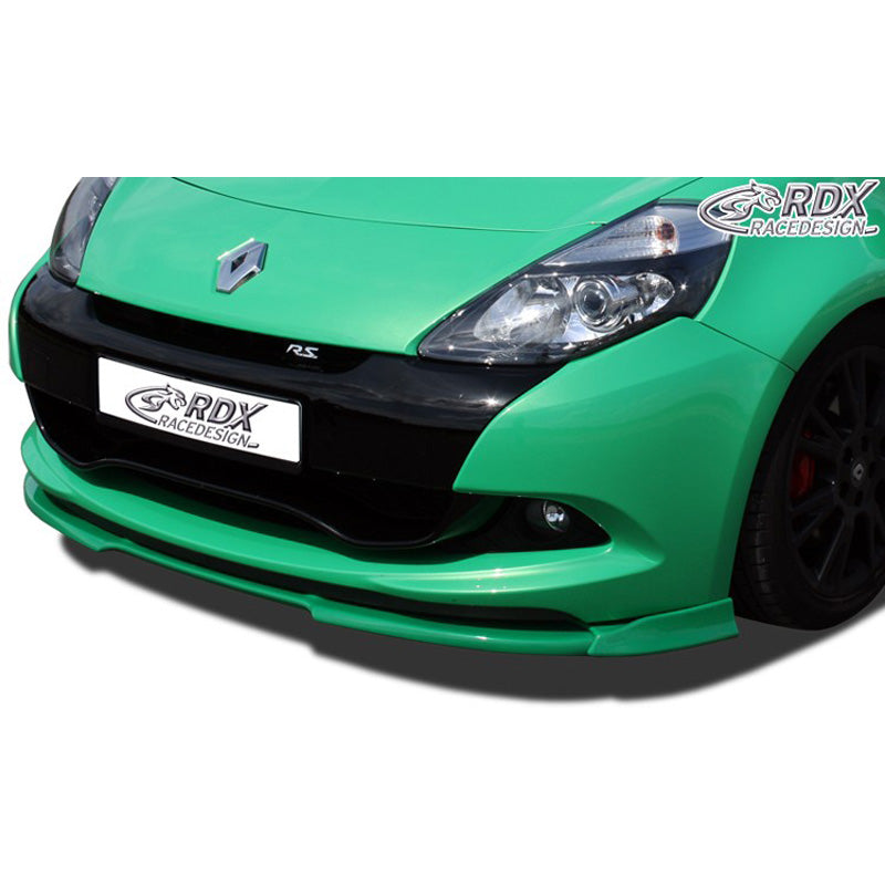 RDX Racedesign, Front spoiler Vario-X, passer til Renault Clio III RS Phase 2 2009-2012 (PU)