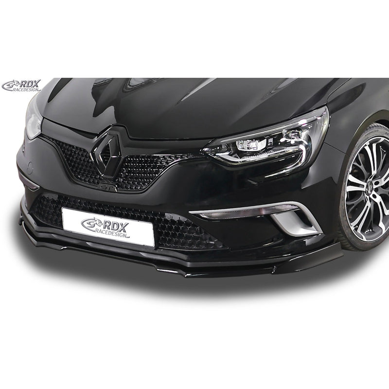 RDX Racedesign, Front spoiler Vario-X, passer til Renault Megane IV 5-doors/Grandtour GT & GT-Line 2016- (PU)