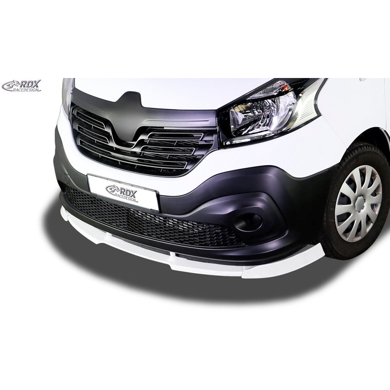 RDX Racedesign, Front spoiler Vario-X, passer til Renault Trafic 2014- / Nissan NV300 2016- / Opel Vivaro B 2014-2019 (PU)