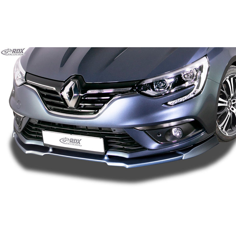 RDX Racedesign, Front spoiler Vario-X, passer til Renault Megane IV HB 5-doors/Grandtour 2016- (PU)