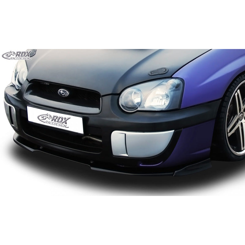 RDX Racedesign, Front spoiler Vario-X, passer til Subaru Impreza 3 (GD) WRX 2003-2005 (PU)