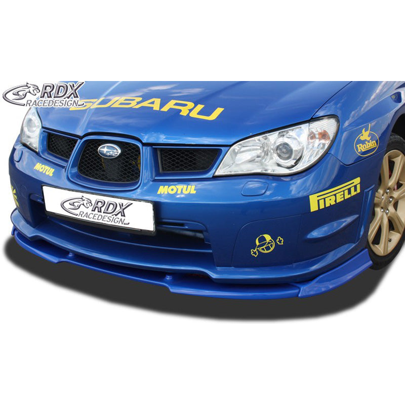 RDX Racedesign, Front spoiler Vario-X, passer til Subaru Impreza 3 (GD) WRX 2005-2007 (PU)