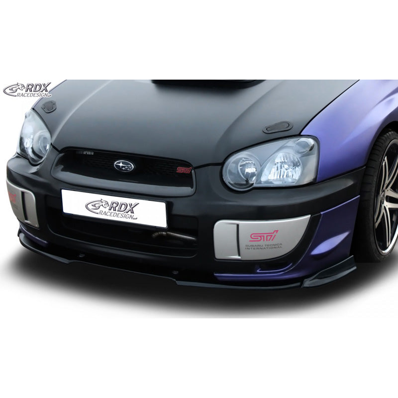 RDX Racedesign, Front spoiler Vario-X, passer til Subaru Impreza 3 (GD) WRX STI 2003-2005 (PU)