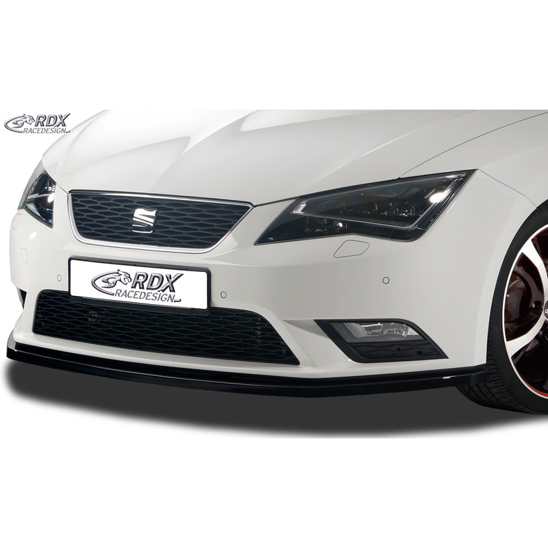 RDX Racedesign, Front spoiler, passer til Seat Leon 5F SC/5-doors/ST 2013-2017 excl. FR/Cupra (ABS glossy black)