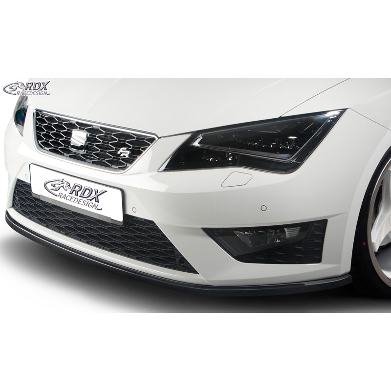 RDX Racedesign, Front spoiler, passer til Seat Leon 5F SC/5-doors/ST FR/Cupra 2013-2020 (ABS glossy black)