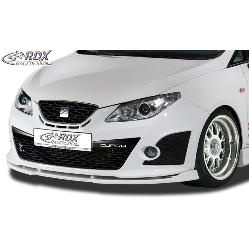 RDX Racedesign, Front spoiler Vario-X, passer til Seat Ibiza 6J Cupra & Bocanegra 2008-2012 (PU)