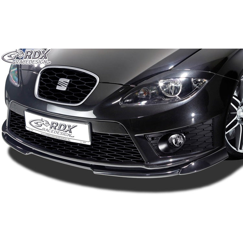 RDX Racedesign, Front spoiler Vario-X, passer til Seat Leon 1P Facelift 2009-2012 FR & Cupra (PU)