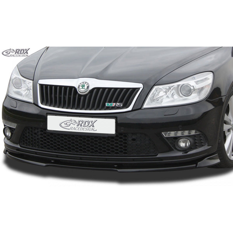 RDX Racedesign, Front spoiler Vario-X, passer til Skoda Octavia II RS Facelift 2009-2012 (PU)