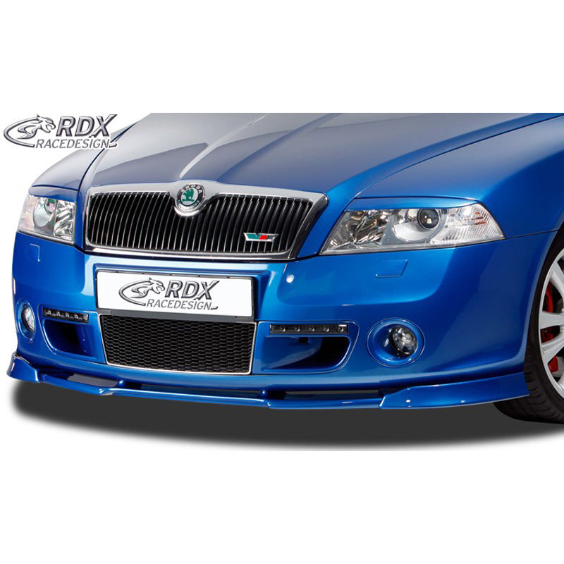 RDX Racedesign, Front spoiler Vario-X, passer til Skoda Octavia II RS 2004-2008 (PU)