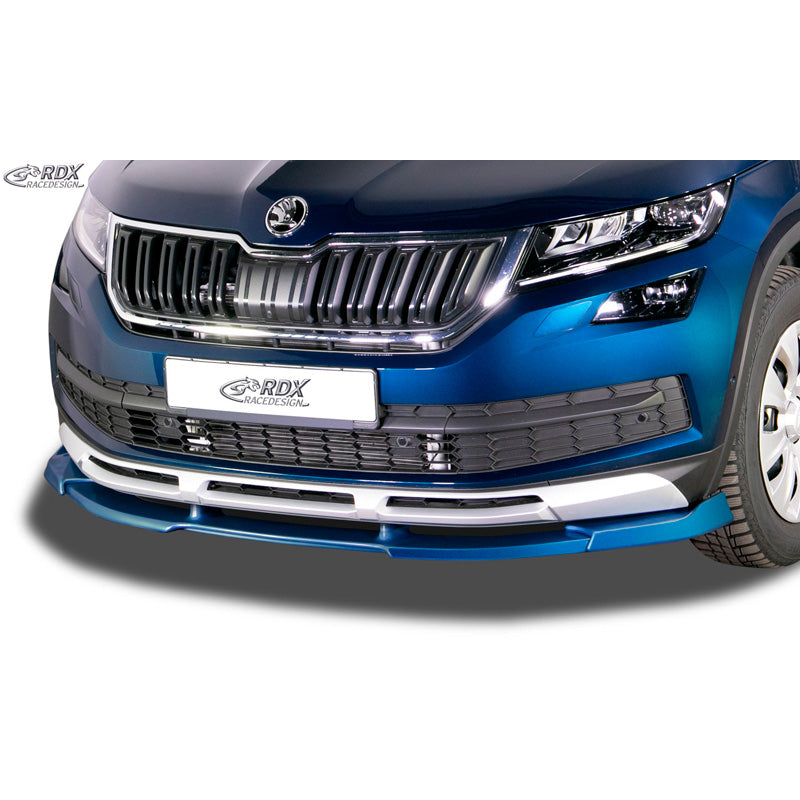 RDX Racedesign, Front spoiler Vario-X, passer til Skoda Kodiaq (NS) Scout 2017- (PU)