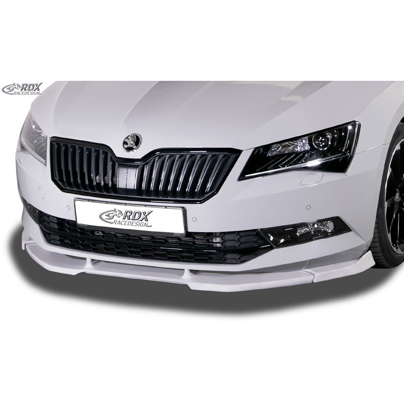 RDX Racedesign, Front spoiler Vario-X, passer til Skoda Superb 3V 2015- (PU)