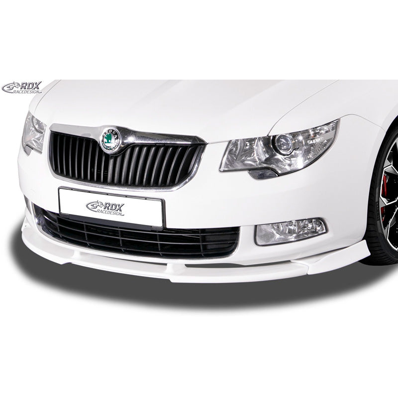 RDX Racedesign, Front spoiler Vario-X, passer til Skoda Superb II (3T) 2008-2013 excl. Facelift (PU)