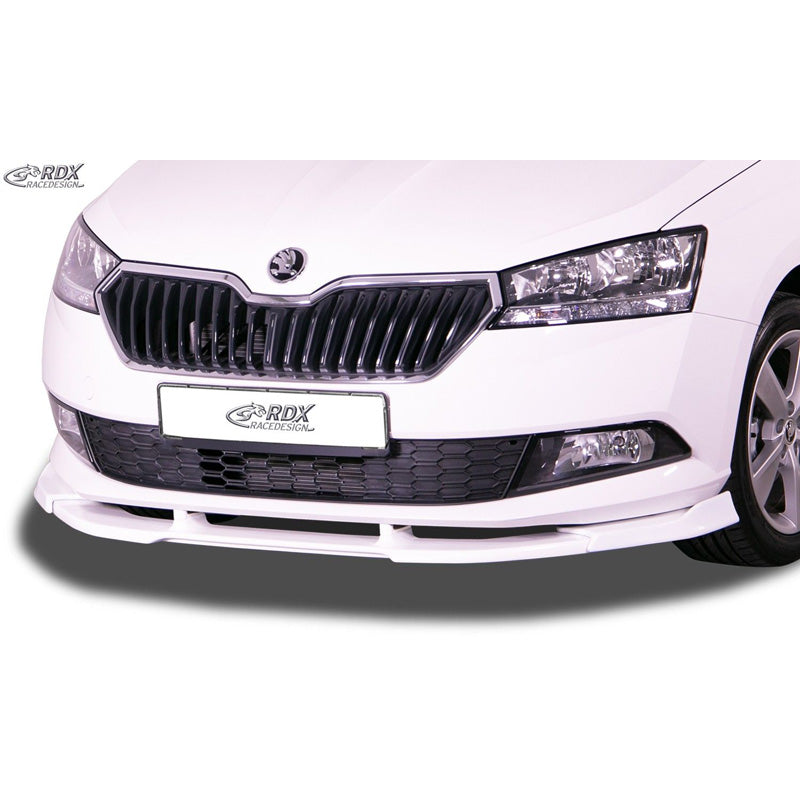 RDX Racedesign, Front spoiler Vario-X, passer til Skoda Fabia III (NJ) Facelift 2018- (PU)