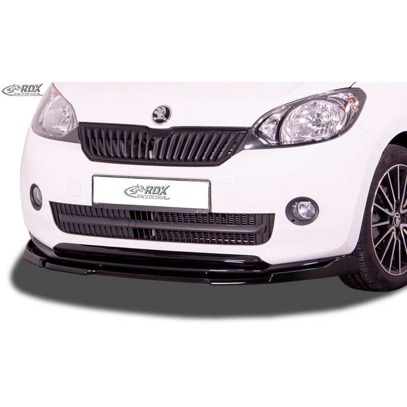 RDX Racedesign, Front spoiler Vario-X, passer til Skoda Citigo 2011-2017 incl. Monte Carlo (PU)