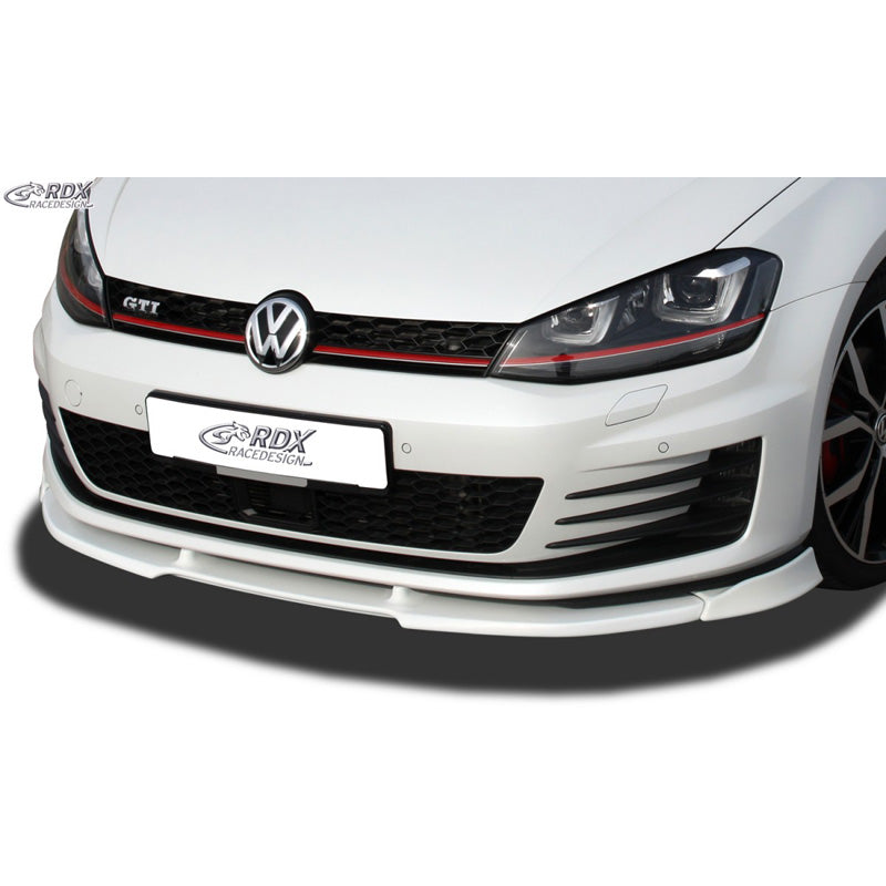 RDX Racedesign, Front spoiler Vario-X, passer til Volkswagen Golf VII GTi/GTD 2012-2017 (PU)